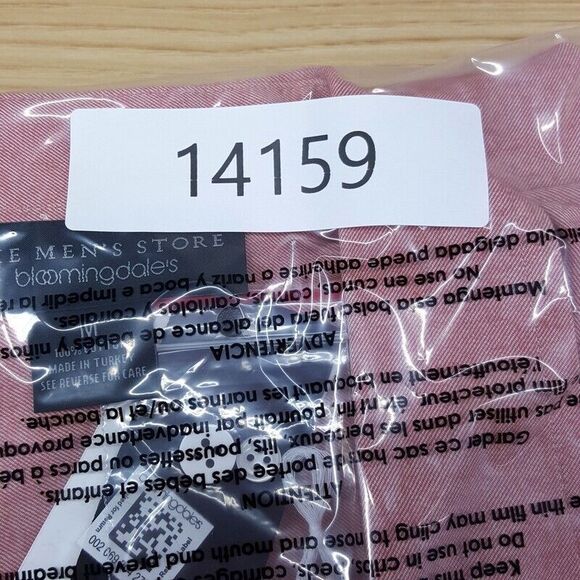 BLOOMINGDALES Shirt Mens Medium Brick Button Up Regular Fit Casual Workwear - Picture 7 of 7